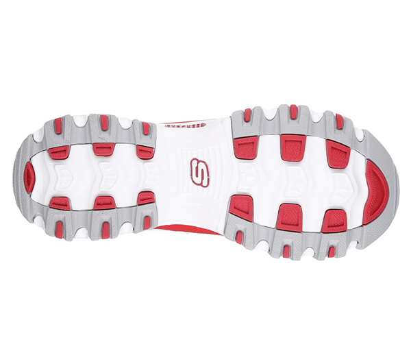 Skechers Women D'Lites - New Retro Red/White