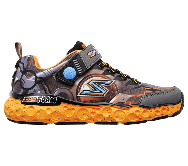 Skechers Boys Skech-X: Cosmic Foam - Futurist Charcoal/Orange
