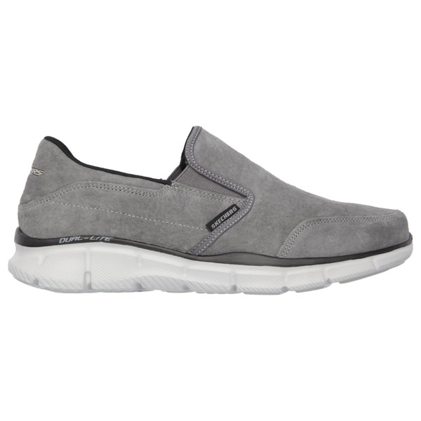 Skechers Men Wide Fit (2E) Shoes - Mind Game Charcoal
