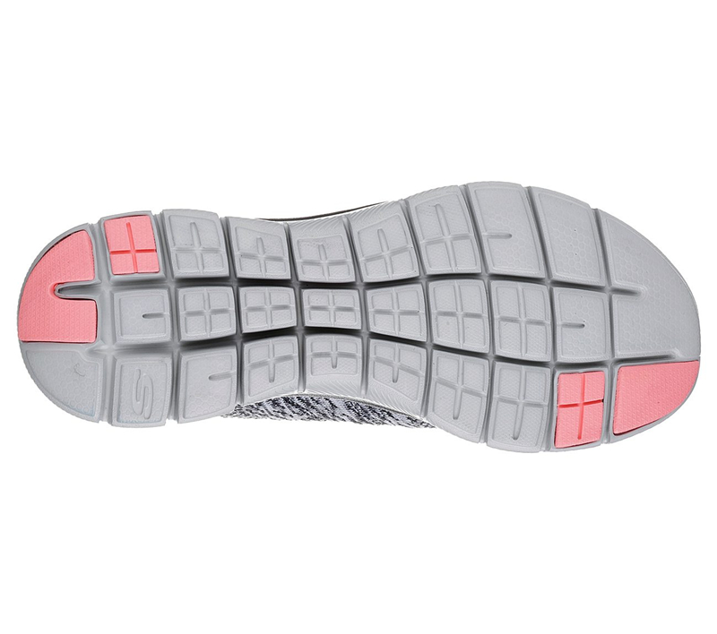 Skechers Women Flex Appeal 2.0 - High Energy Charcoal/Coral