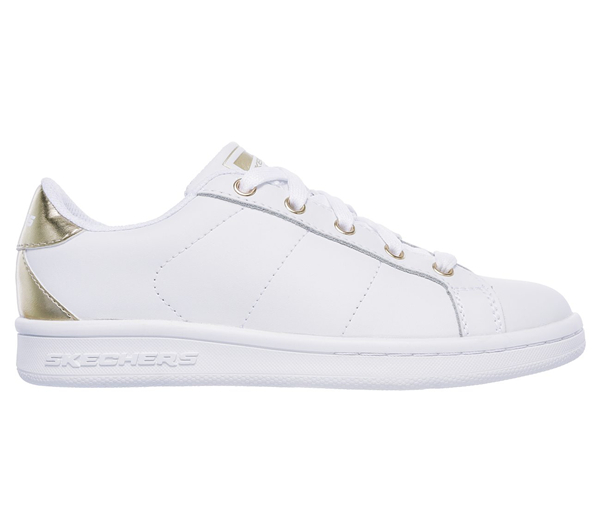 Skechers Girls Omne - Kort Klassix White/Gold