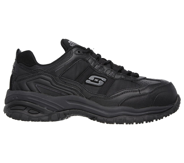 Skechers Men Work: Relaxed Fit - Soft Stride - Grinnell Comp Black