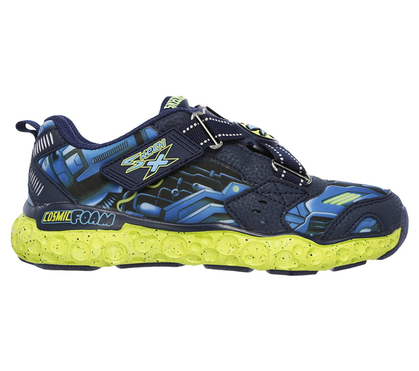 Skechers Boys Skech-X: Cosmic Foam - Portal-X Navy/Lime