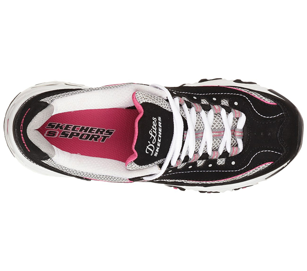 Skechers Women D'lites - Centennial Black/White