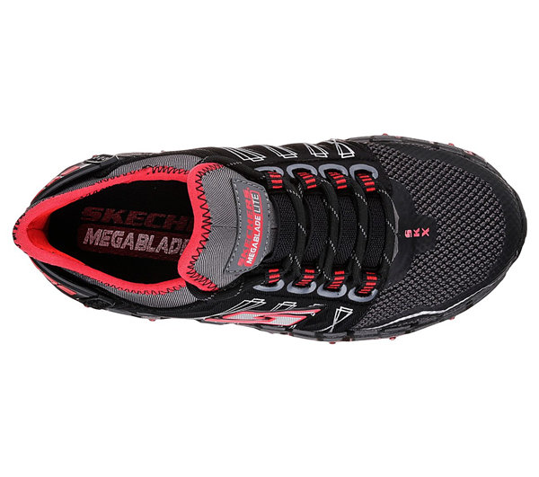 Skechers Boys Mega Flex: Mega Blade Lite Black/Red