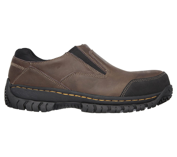 Skechers Men Work: Relaxed Fit Hartan Dark Brown