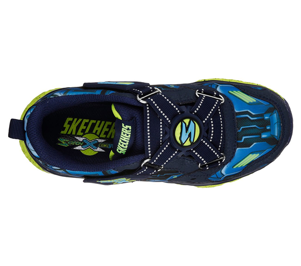 Skechers Boys Skech-X: Cosmic Foam - Portal-X Navy/Lime