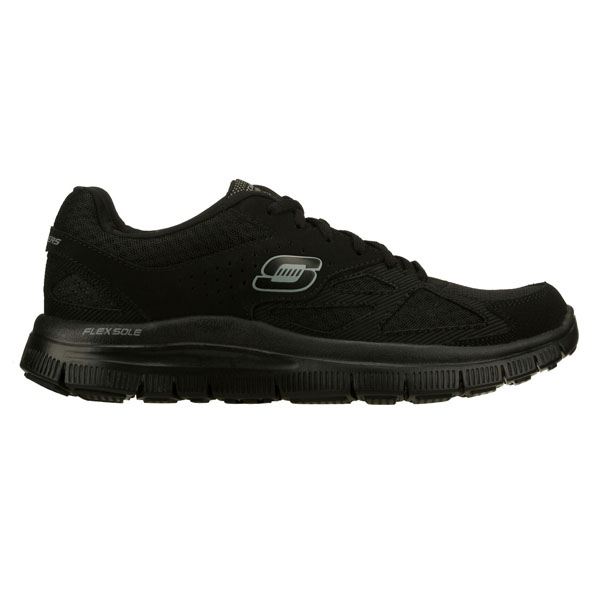 Skechers Men Wide Fit (2E) Shoes - Master Plan Black