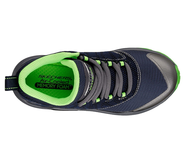 Skechers Boys Skech-Air Street Navy/Lime
