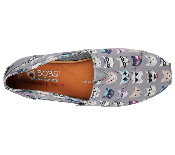 Skechers Women Bobs Plush - Kitty Smarts Gray