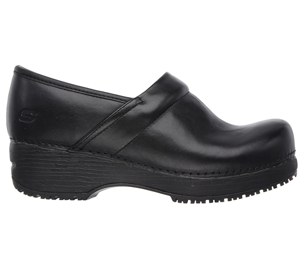 Skechers Women Work: Tone-ups Clog Slip Resistant Black