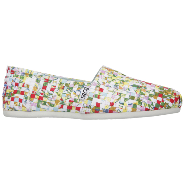 Skechers Women Bobs Plush - Speckles and Spots White/Multi