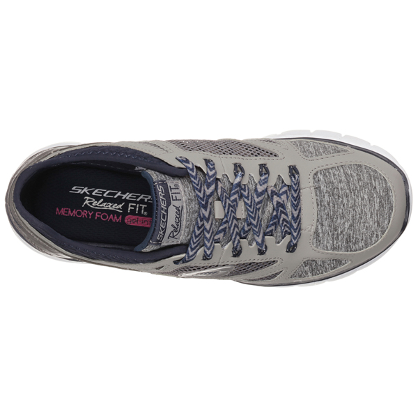Skechers Women Relaxed Fit: Skech-Flex - Style Source Gray/Navy