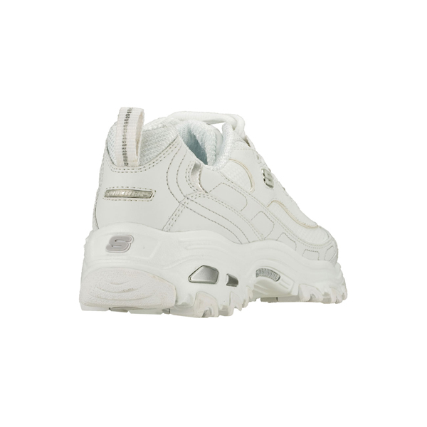Skechers Women D'lites White/Silver