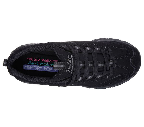 Skechers Women D'Lites - Play On Black
