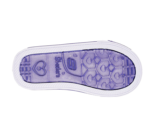 Skechers Girls Twinkle Toes: Shuffles - Itsy Bitsy Purple/Blue