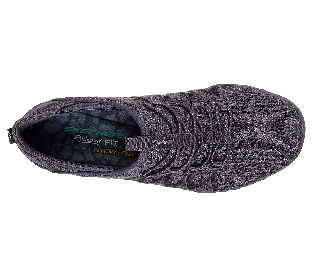 Skechers Women Relaxed Fit: Breathe Easy - Viva-City Charcoal