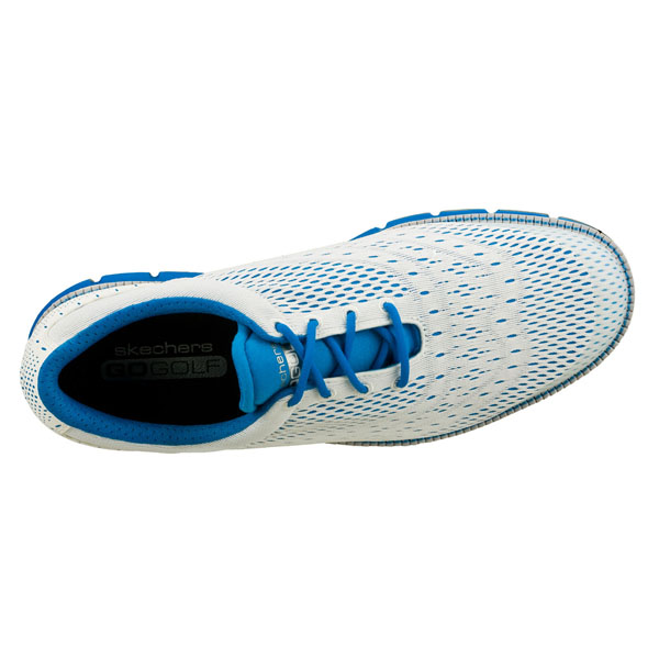 Skechers Men Extra Wide Fit (4E) Shoes - White/Blue
