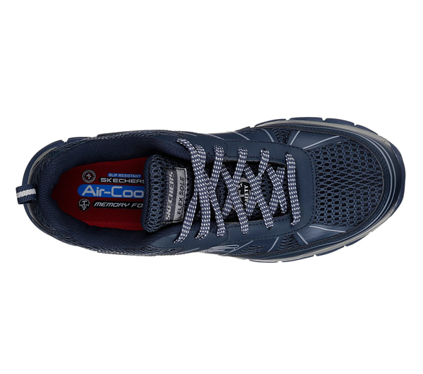 Skechers Men Work: Synergy - Fosston Alloy Toe Navy/Gray