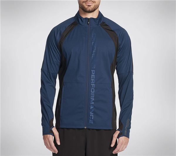 Skechers Men GOTherm Split Hybrid Jacket Navy