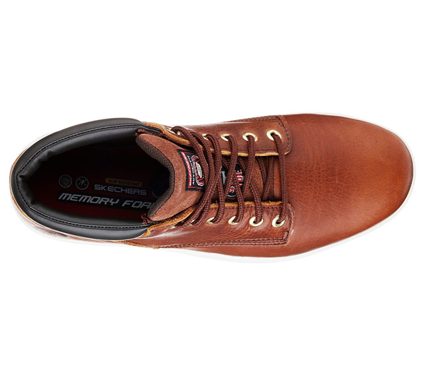 Skechers Men Work: Ossun - Amokine Dark Brown