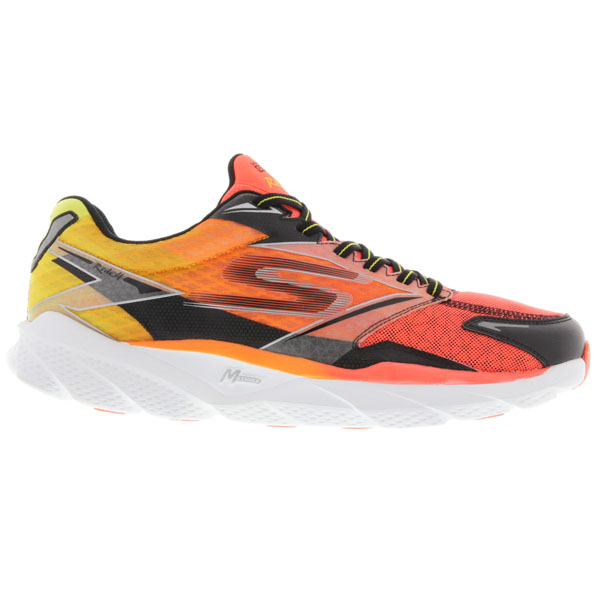 Skechers Men Extra Wide Fit (4E) Shoes - Ride Orange/Black