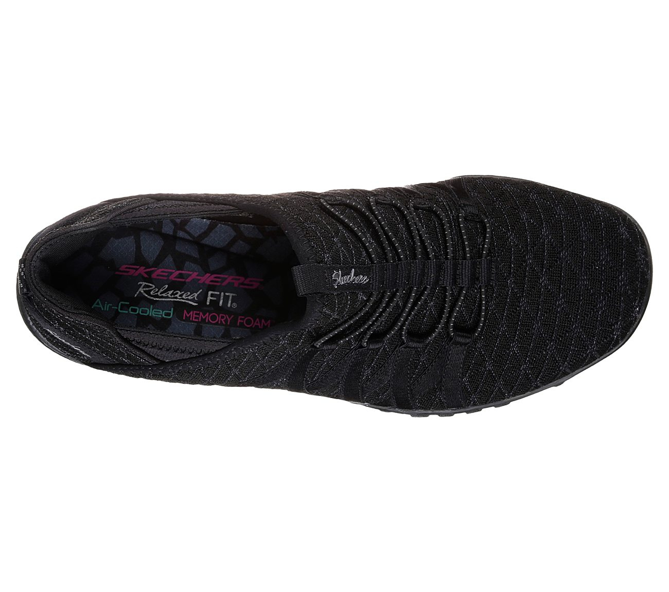 Skechers Women Relaxed Fit: Breathe Easy - Viva-City Black