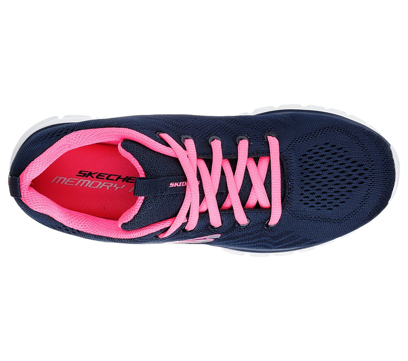 Skechers Women Graceful - Get Connected Navy/Hot Pink