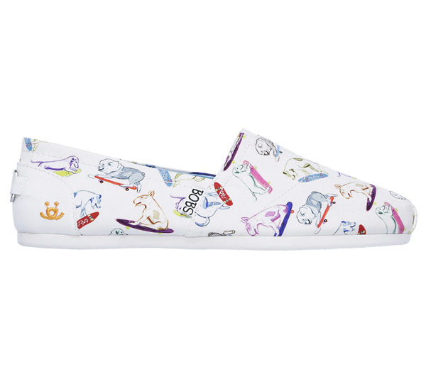 Skechers Women Bobs Plush - Wag Town hite/Multi