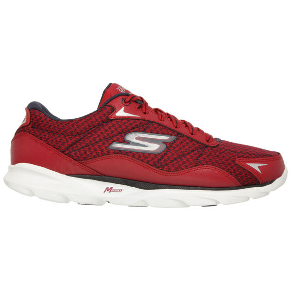 Skechers Men Extra Wide Fit (4E) Shoes - Sonic Red/Navy