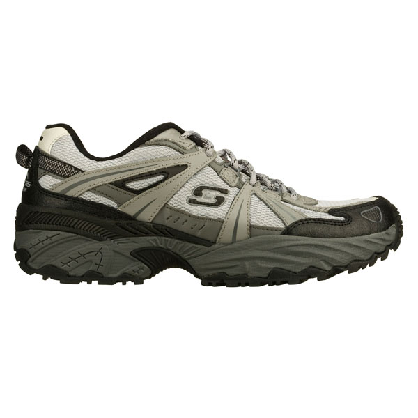 Skechers Men Extra Wide Fit (4E) Shoes - Kirkwood Gray/Black