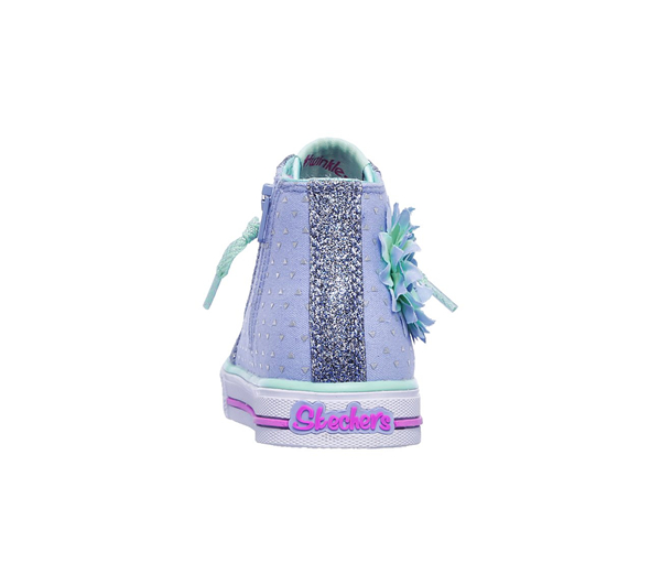 Skechers Girls Twinkle Toes: Shuffles - Bloom Boom Periwinkle/Multi