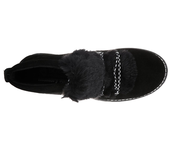 Skechers Women Bobs Alpine - Fur-Eva Black