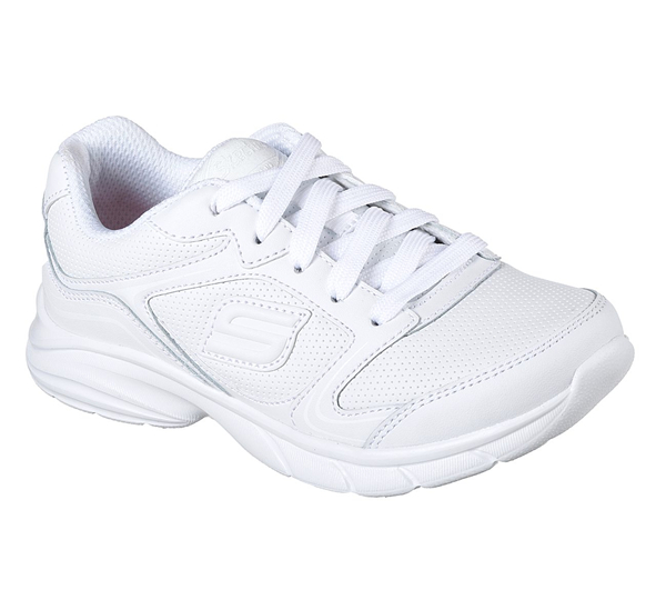 Skechers Girls Spirit Sprintz - Scholar Sprintz White
