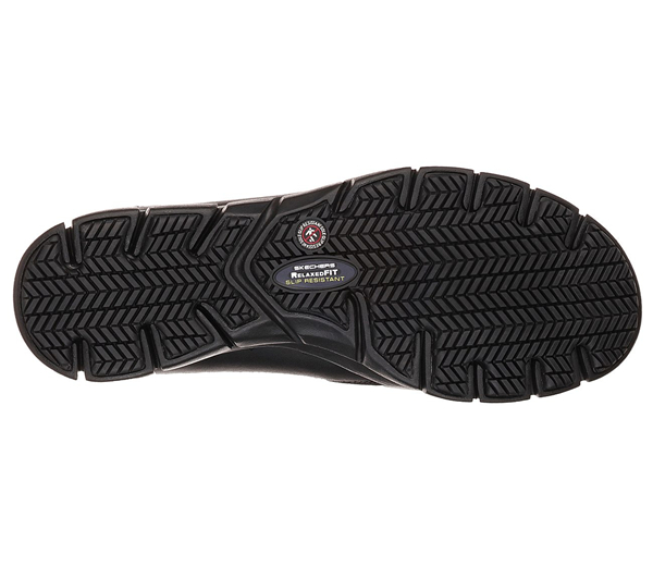 Skechers Women Work: Relaxed Fit Sure Track - Atrium Black