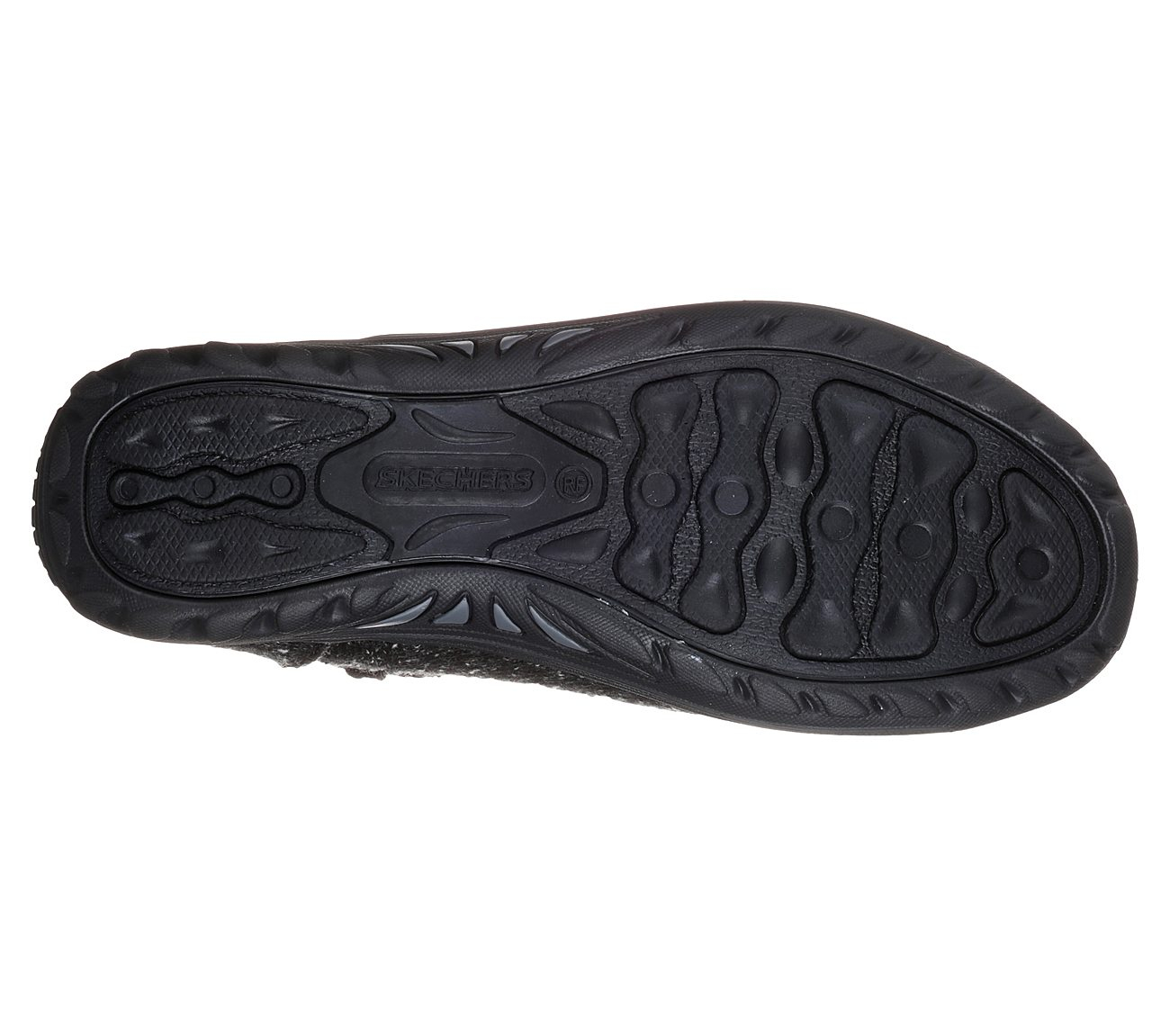 Skechers Women Relaxed Fit: Reggae Fest - Speckled Black