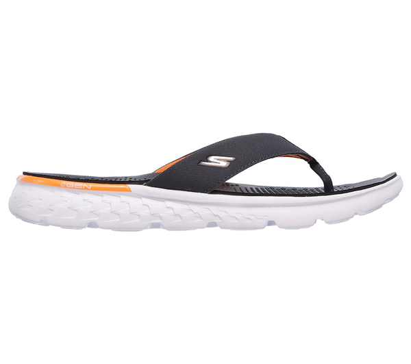 Skechers Men Sandals: On the GO - Shore Charcoal/Orange
