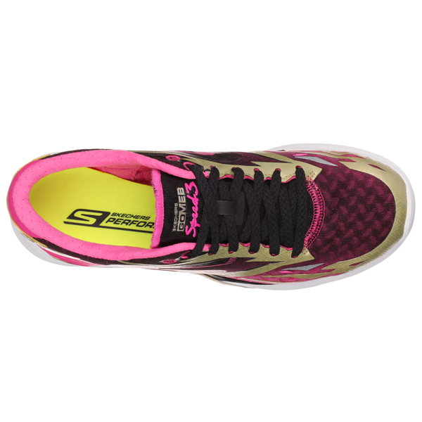 Skechers Women Gomeb Speed Gold/Hot-Pink