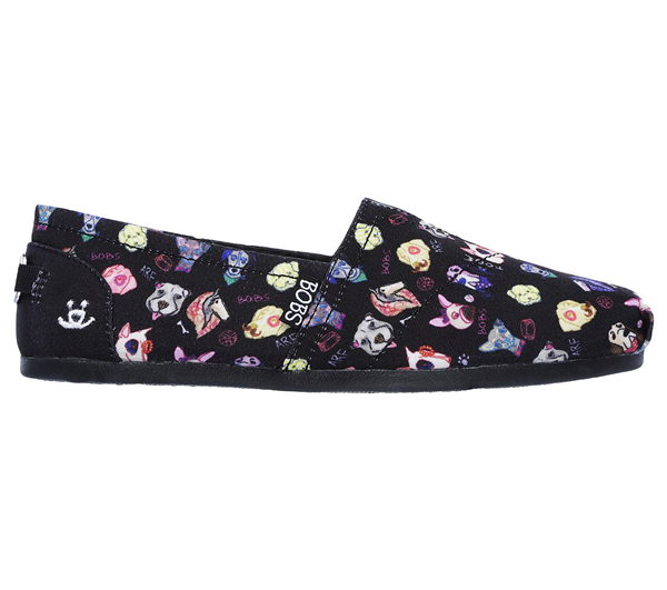 Skechers Women Bobs Plush - Posh Pup Black