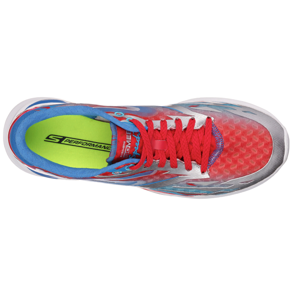 Skechers Women Gomeb Speed - Houston Silver/Blue/Red