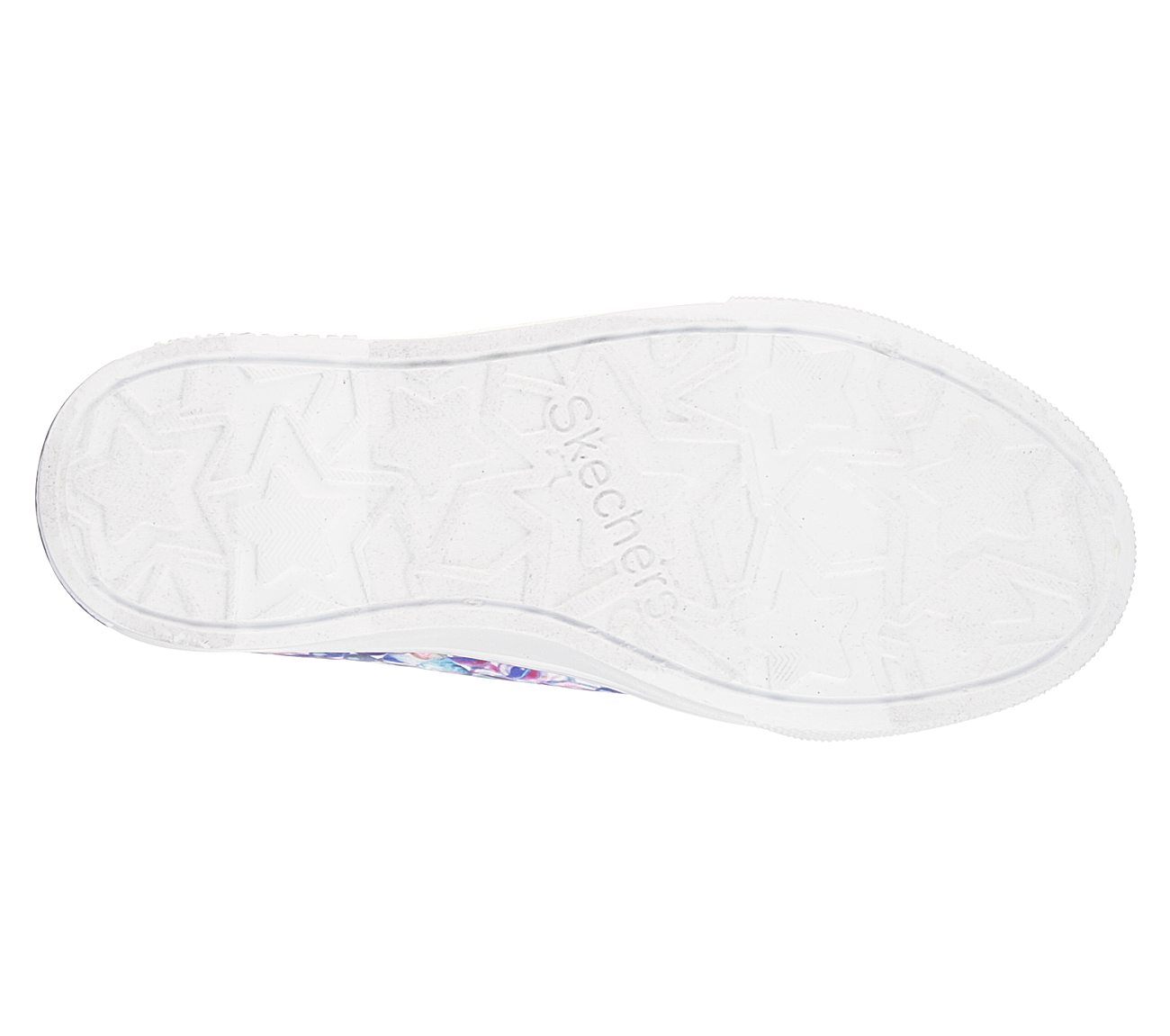 Skechers Girls Twinkle Toes: Shuffles - Triple Ups Pink/Multi