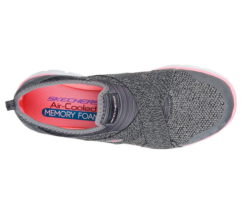 Skechers Women Flex Appeal 2.0 - New Image Charcoal/Coral