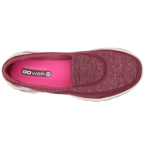 Skechers Women GOwalk 2 - Super Sock Burgundy