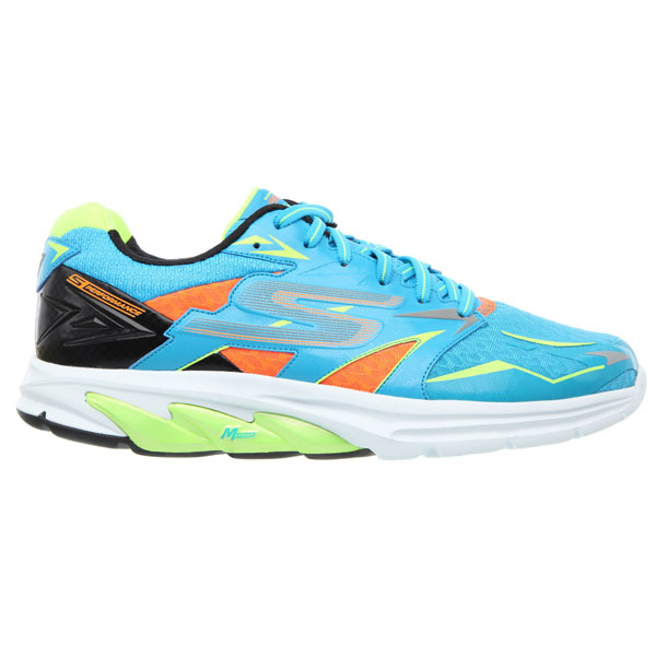 Skechers Men Extra Wide Fit (4E) Shoes - Strada Blue/Lime