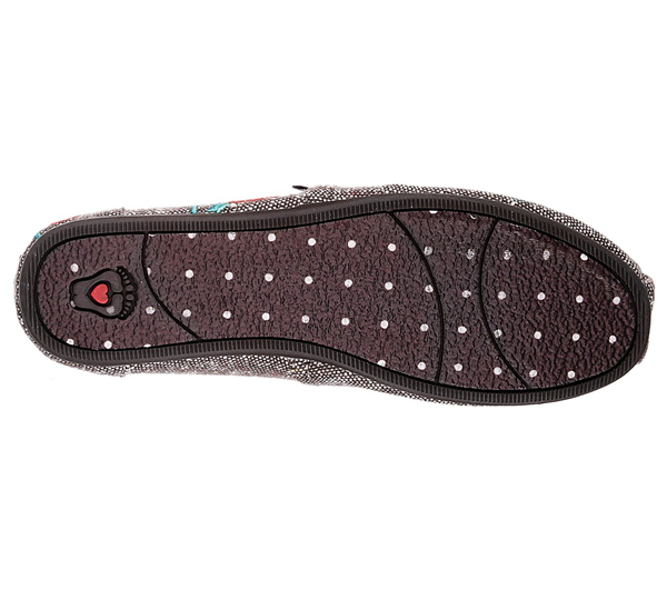 Skechers Women Bobs Plush - City Festival Brown/Red