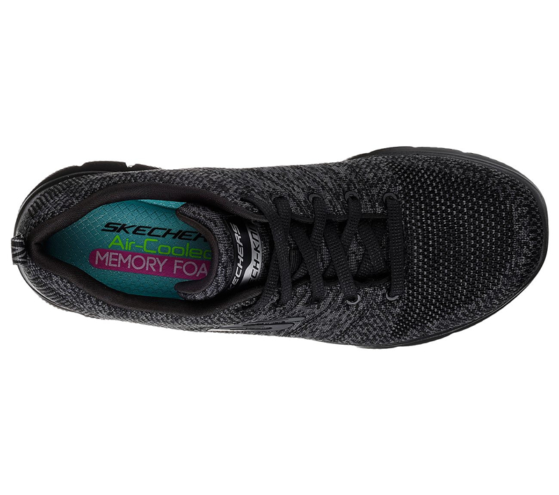 Skechers Women Flex Appeal 2.0 - High Energy Black/Charcoal