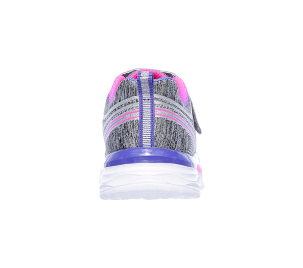 Skechers Girls Dream Dash - Preppy Prance Gray/Pink