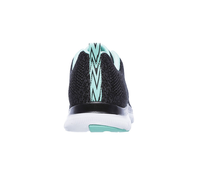 Skechers Women Flex Appeal 2.0 - High Energy Black/Aqua