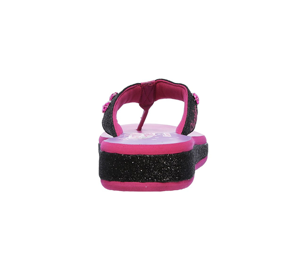 Skechers Girls Twinkle Toes: Sunshines Black/Hot Pink