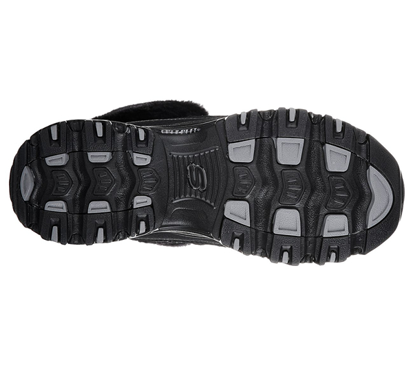 Skechers Women D'Lites - Snow Plaza Black